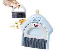Ensemble Balai Et Pelle À Poussière - Balayeuse Compacte De Dessin Animé, Brosse À Poils Doux, Plumeau De Nettoyage À Main | Outil Facile À Nettoyer Pour La Maison, La Cuisine, Le Bureau, Le Dortoir,