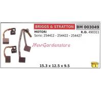 Ensemble Balais Moteur Éléctrique Briggs & Stratton pour Série 254412 254422