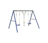 Vidaxl Ensemble Balançoire D'extérieur Balançoires Et Corde À Disque