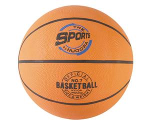 Ensemble Ballon De Basket Et Pompe Orange Et Bleu TU