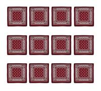 Ensemble bandana imprimé vintage pour femmes et hommes, bandanas de fête, foulard, foulard carré, hiphop, foulard tendance, F, Taille unique