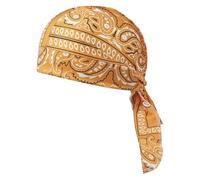Ensemble bandana rafraîchissant motif cachemire pour moto, casque de pirate, doublure élastique
