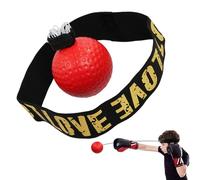 Ensemble bandeau de boxe avec balles réflexes - Balles d'entraînement pour et adultes | Développez l'agilité et la coordination œil-main avec des balles réflexes compactes pour chambre à