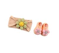 Ensemble bandeau et chaussettes en nylon pour bébé bandeau confortable pour bébé avec ensemble de chaussettes mises à niveau parfait pour âgé de 0 à 1 an