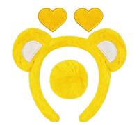Ensemble bandeau et queue avec oreilles d'ours | 4 pièces en peluche unisexe accessoires photo | Ensemble bandeau oreilles d'ours | Pour fête, Nouvel An, intérieur, extérieur, Thanksgiving, vacances