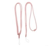 Ensemble bandoulière réglable et lanière de poignet pour ventilateur portable Shark ChillPill, cordon tour de cou bandoulière, équipement de refroidissement mains libres pour festival (rose clair)