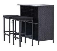 Ensemble bar et 2 tabourets de jardin Knock Multicolore G