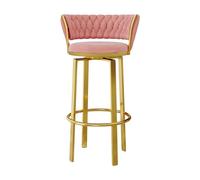 Ensemble Bar Haut avec Dos, comptoir Cuisine tabourets en Velours pour la Salle à Manger de l'île, PI pc Hauteur 65 cm