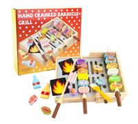 Ensemble Barbecue Grill Jouet Set De En Bois Réaliste Interactif Et