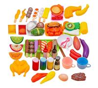 Ensemble Barbecue Jouet pour Amusant,Accessoires De Cuisine Éducatifs Interactifs Et Réalistes | Jouet Barbecue De Jeu d'Imitation | Pour Les En Maternelle Et Les Tout-Petits Garçons Et Filles