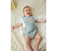 Ensemble Barboteuse Bloomer Bébé En Gaze De Coton Et T-shirt Mini Rêve Vert 18M(81CM)