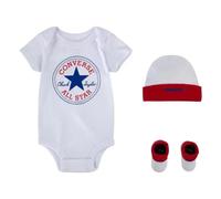 Converse Kids Classic Short Sleeve Set Blanc 0-6 Months Garçon