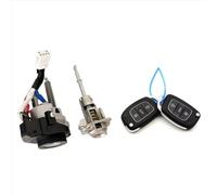 Ensemble Barillets Verrouillage Commutateur D'allumage Cylindre Serrures Porte Avec Clés Compatible Avec Hyundai Pour Elantra 2015-2020 81905F0500 direction contacteur
