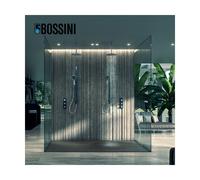 Ensemble barre de douche plate et pomme de douche chromé Apice - Bossini D48086030