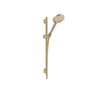 Ensemble barre de douche Unica S Puro + Flexible + Pommeau de douche Raindance Select S Bronze Brossé