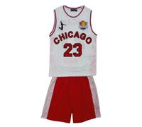 Ensemble Basket-ball enfant maillot et short Chicago 23 blanc - Blanc 4 ans