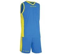Ensemble Basket GIVOVA POWER Bleu / Jaune 10 ans