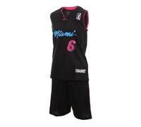 Ensemble basket junior - Miami - Noir - 12 ans - 100% polyester 10 ans