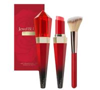 Ensemble bâton de blush crème avec pinceau, design bijou au fini modulable. Blush maquillage ultra doux et facile à estomper. Blush polyvalent pour le quotidien et les voyages. (#2)