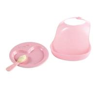 Ensemble bavoir & couverts R7291 - Corolle - Accessoire poupon - Les Classiques - Nursery - Rose