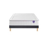 Ensemble Merinos Beauty Bed - 560 Ressorts Ensachés + Sommier Confort Ferme 120x200 Blanc