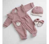 Ensemble bébé 3 pièces en chenille 3/6 mois