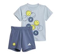 Adidas X Smileyworld Summer Set Bleu 3-6 Months Enfants