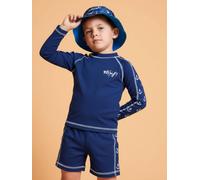Ensemble Bébé Anti-uv Garçon : Loup Bleu 12M(74CM)