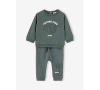 Ensemble bébé Disney Le Roi Lion sweat + pantalon vert 6M(67CM)