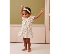 Ensemble bébé fille robe, bloomer et bandeau écru 12M(74CM)