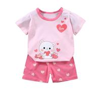 Ensemble Bebe Garçon Eté Ensemble T Shirt Manche Courte Et Short Pour Garcons En Coton Confortable Respirant Avec Impression Cartoon Pour Enfants De 3 Mois A 8 Ans Plusieurs Modeles Disponibles