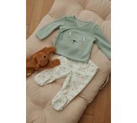 Ensemble Bébé Gilet Et Pantalon En Molleton Ultra Chaud Kenya Vert 18M(81CM)