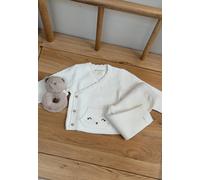 Ensemble Bébé Gilet Et Pantalon En Tricot Colette Ecru NAISSANCE(50CM)