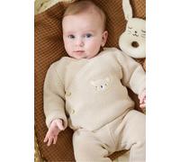 Ensemble Bébé Gilet Et Pantalon En Tricot Mini Rêve Beige 12M(74CM)