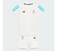 ENSEMBLE BÉBÉ MANCHES COURTES MERCEDES - AMG PETRONAS FORMULA1 TEAM DNA White / Semi Mint Rush 2-3A