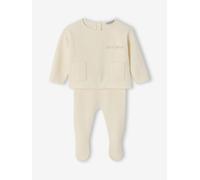 ENVIE DE FRAISE Ensemble tricot bébé mixte écru 3M(60CM)