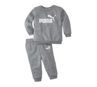 Ensemble Bébé Mixte Puma Minicats Ess Crew - Gris et Blanc - Coupe régulière - Ceinture élastique 12 mois