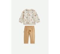 Ensemble Bébé Sweat Et Pantalon En Molleton Moka Marron 36M(97CM)