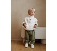 Petit Béguin - Ensemble bébé Sweat et Pantalon en Sherpa Ginkgo