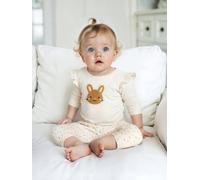Ensemble bébé sweat et pantalon rose pâle 3M(60CM)