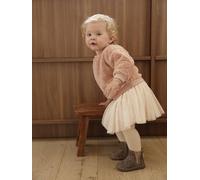 Ensemble bébé sweat-shirt + jupon rose poudré 3M(60CM)