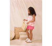 Ensemble bébé t-shirt et short en gaze de coton bahamas rose 18M(81CM)