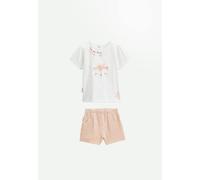 Ensemble Bébé T-shirt Et Short En Gaze De Coton Louison Rose 36M(97CM)
