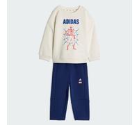 ENSEMBLE BÉBÉS SPIDER-MAN MARVEL ADIDAS Off White / Dark Blue 6-9M