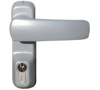 Ensemble béquille cylindre - ISEO - 94011007T - Argent - Antibactérien - Anti-vandalisme