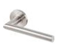 Vachette Poignée de porte Ovalis sur rosace – acier inoxydable – portes 30–48 mm – carré 7 mm
