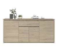 Parisot Ensemble buffet et table ronde extensible BETTY en chêne