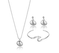 Ensemble bijoux femme Amelia Parker Mariner (x3) ArgentÃ© 45/6 cm