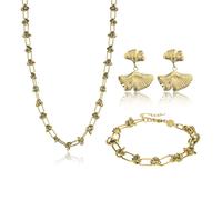 Ensemble bijoux femme Amelia Parker Nautia (x3) DorÃ© 45/6 cm