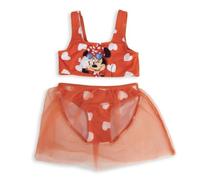 Ensemble Bikini 2 pièces Minnie Mouse pour Filles - Bikini Disney pour Enfants, idéal pour la Plage, la Piscine et l'été. Séchage Rapide, Maillot de Bain Ajustable avec Doublure intérieure